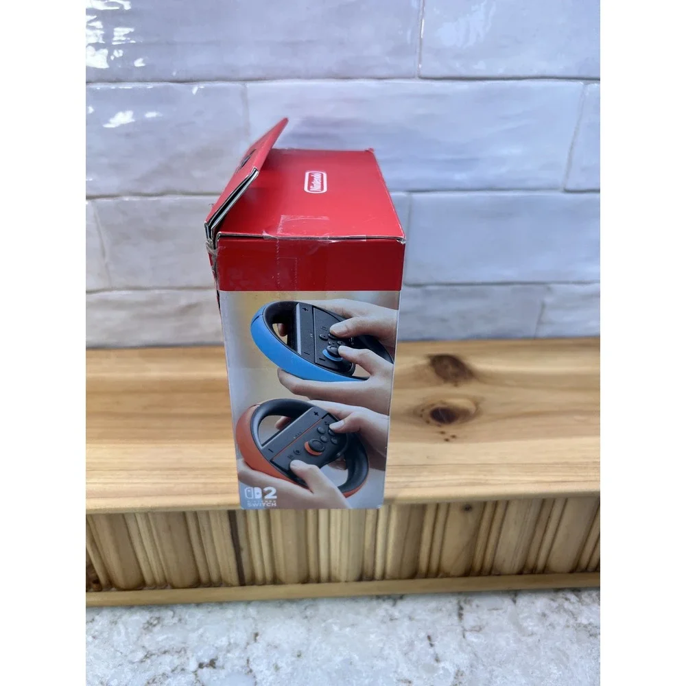 Nintendo Switch Joy-Con Wheel Set of 2 Steering Wheel Accessories Blue‎ Red